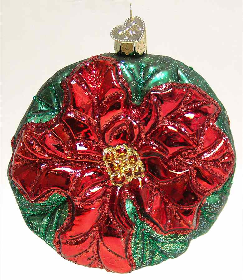 Flowers & Plants Poinsettia - No Box 42 by Old World Christmas (Newer)-1