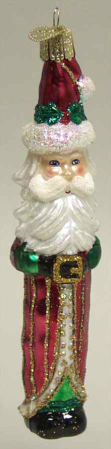 Santa and Mrs Claus Slim Santa - No Box by Old World Christmas (Newer)-1