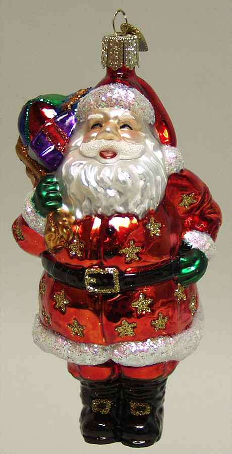 Santa and Mrs Claus Jolly Old St Nick - No Box by Old World Christmas (Newer)-1