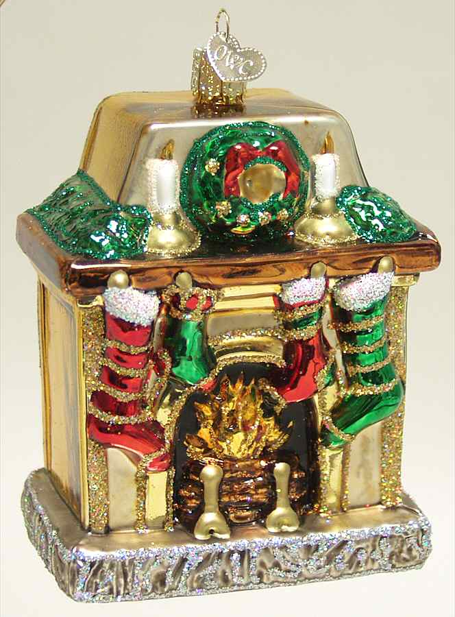 Household Items Holiday Hearth - No Box by Old World Christmas (Newer)-1