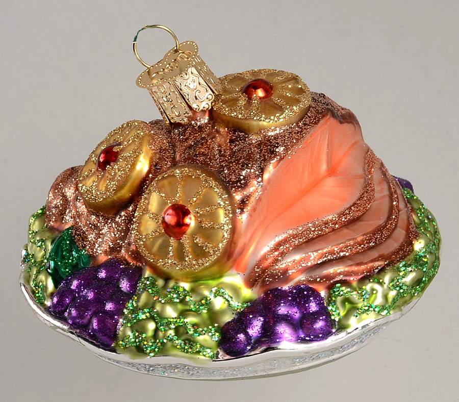 Old World Christmas Ham Dinner - No Box Nb2175 by Old World Christmas (Newer)-1