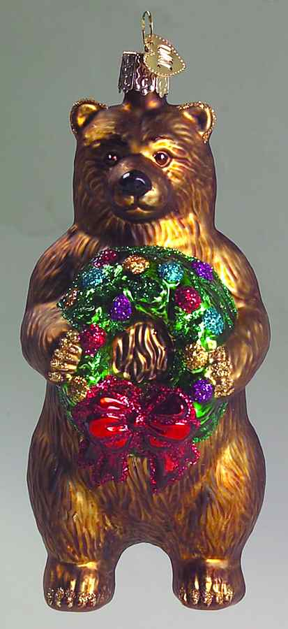 Animals Grizzly Bear - No Box by Old World Christmas (Newer)-1