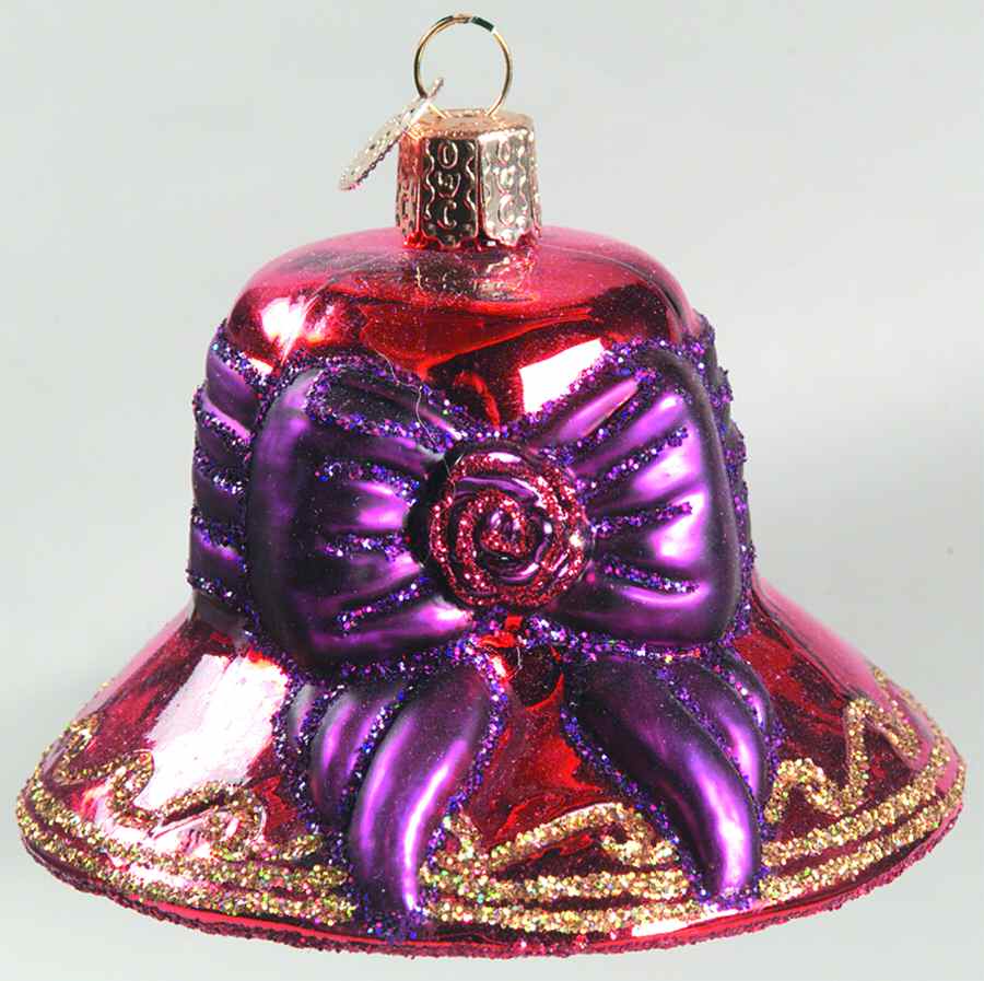 Clothing & Footwear - Fashion Fancy Hat (Red Hat) - No Box by Old World Christmas (Newer)-1