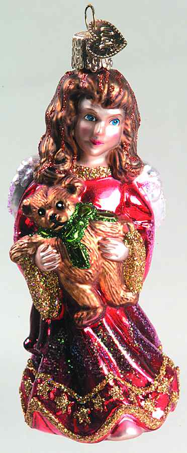 Angels Lil' Angel Brunette - No Box by Old World Christmas (Newer)-1