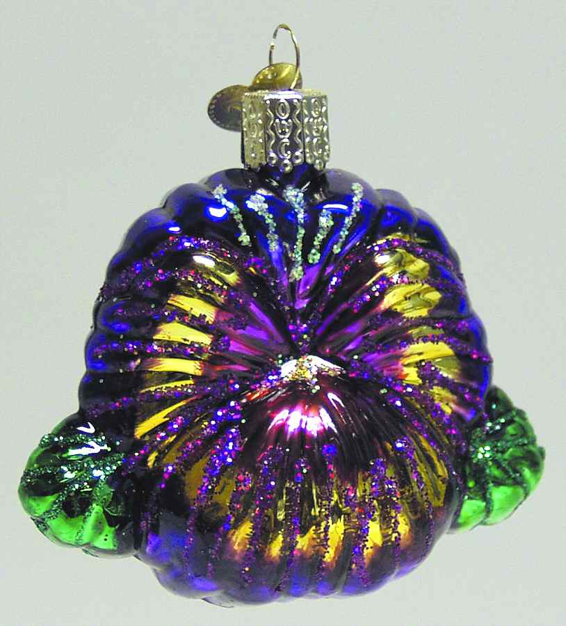 Old World Christmas Pansy Blue And Purple - No Box Nb1863 by Old World Christmas (Newer)-1