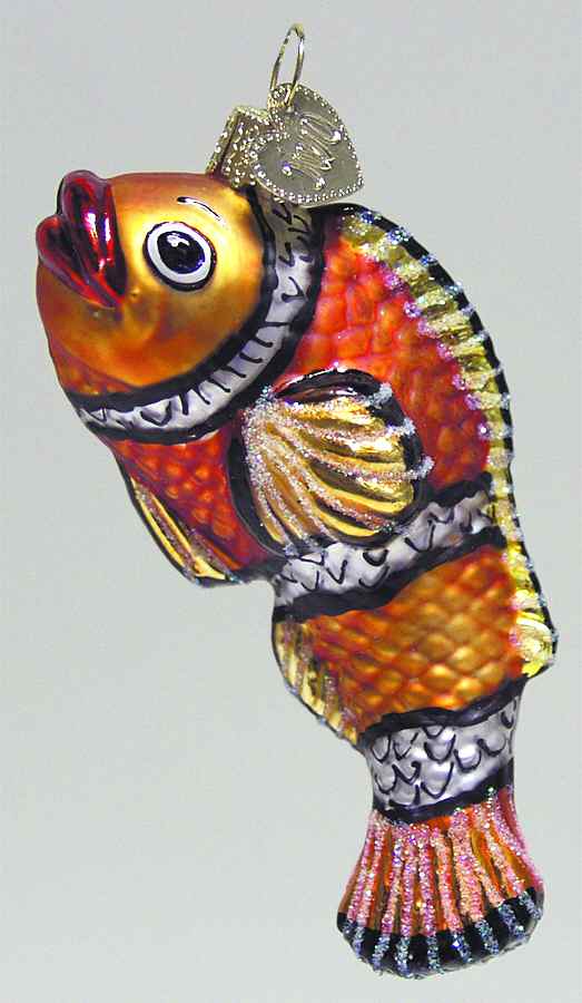 Fish and Marine Life Clown Fish - No Box by Old World Christmas (Newer)-1