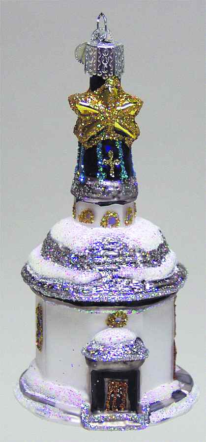 Buildings Silent Night Chapel - No Box by Old World Christmas (Newer)-1