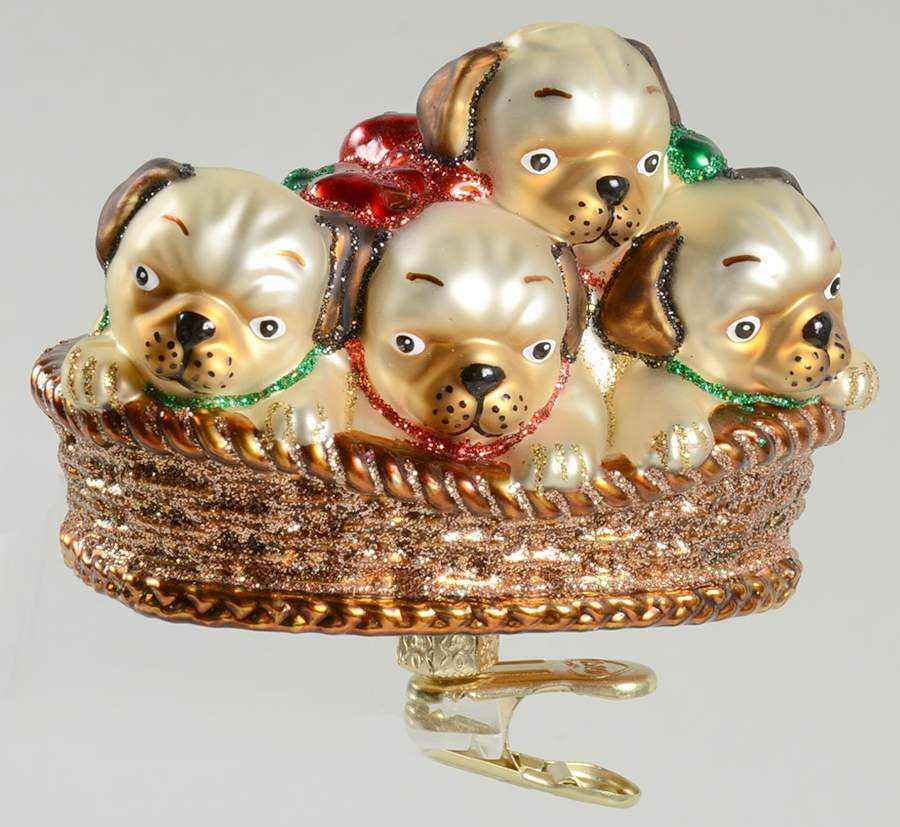 Old World Christmas Pile Of Puggles - No Box Nb2213 by Old World Christmas (Newer)-1
