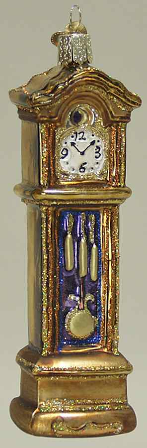Household Items Grandfather Clock - No Box by Old World Christmas (Newer)-1