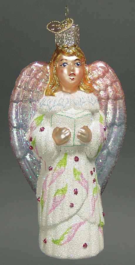 Angels Glistening Singing Angel - No Box by Old World Christmas (Newer)-1