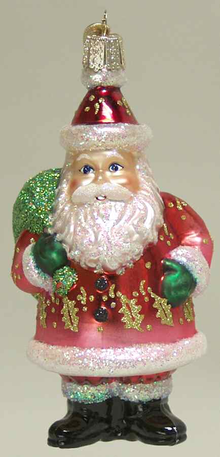 Santa and Mrs Claus Gift Giver Santa - No Box by Old World Christmas (Newer)-1