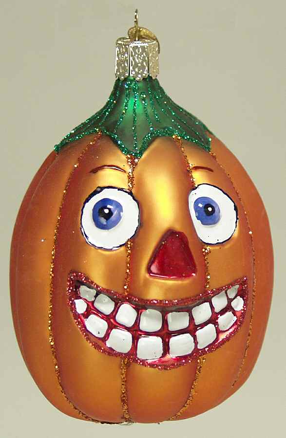 Halloween Vintage Jack O Lantern-Tall - No Box 42a by Old World Christmas (Newer)-1