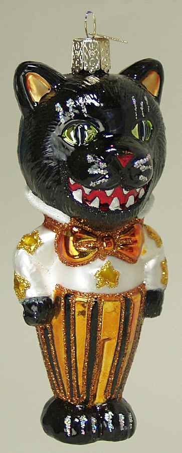 Halloween Dapper Cat - No Box by Old World Christmas (Newer)-1