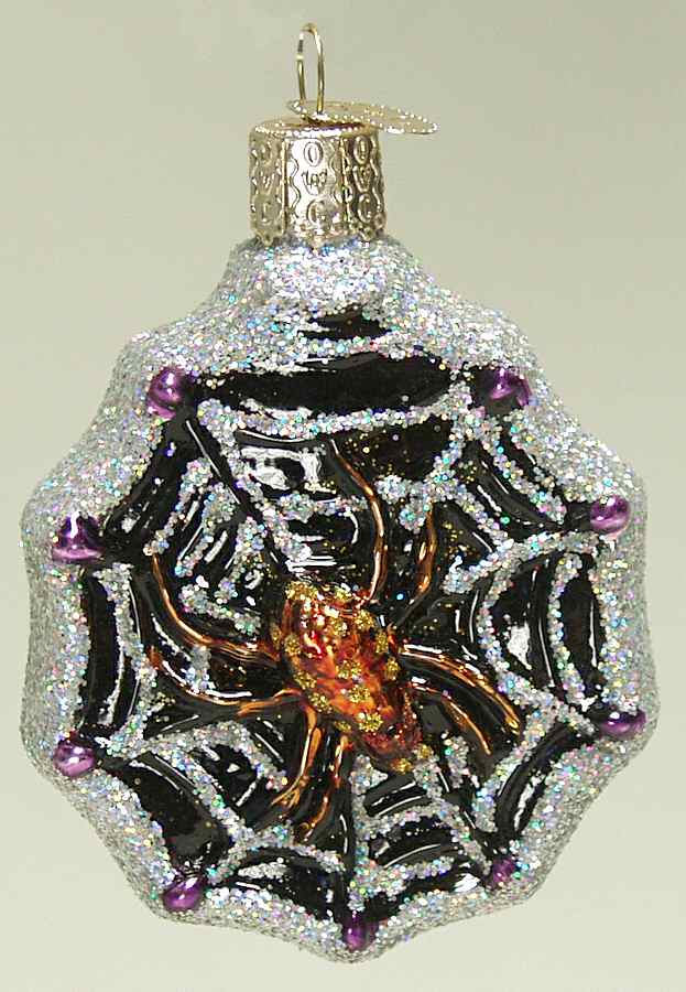 Halloween Spider Web - No Box by Old World Christmas (Newer)-1