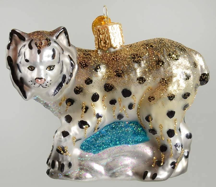 Old World Christmas Lynx - No Box Nb2197 by Old World Christmas (Newer)-1