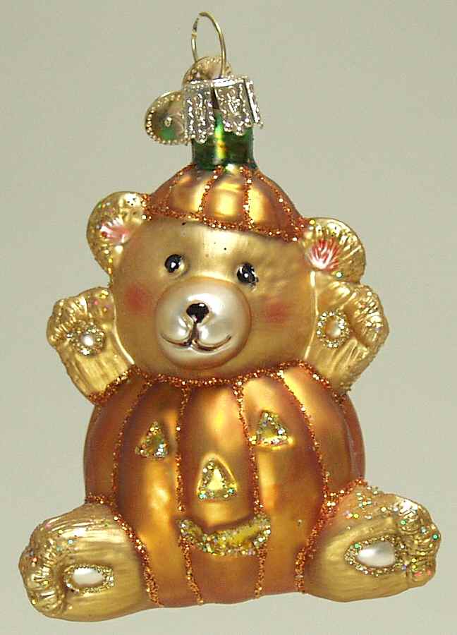 Halloween Lil Pumkin Bear - No Box by Old World Christmas (Newer)-1