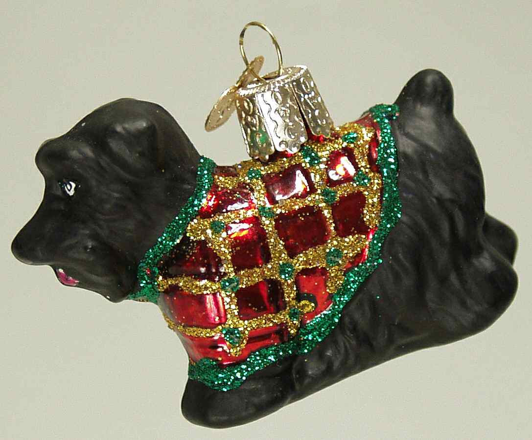 Animals Scotty Dog - Black - No Box by Old World Christmas (Newer)-1