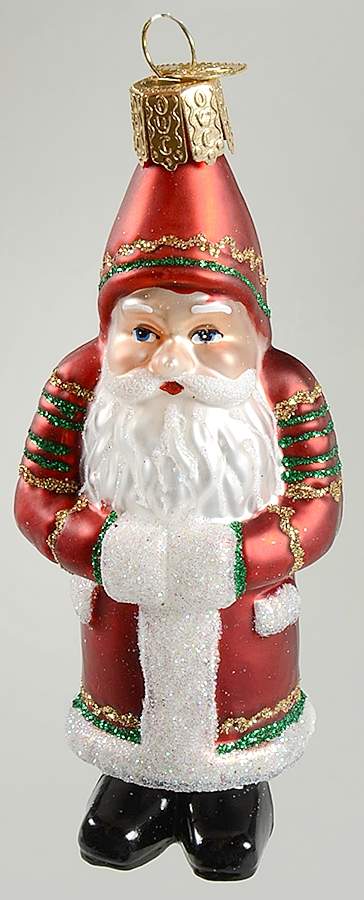 Old World Christmas Ric-Rac Santa - No Box Nb2295 by Old World Christmas (Newer)-1