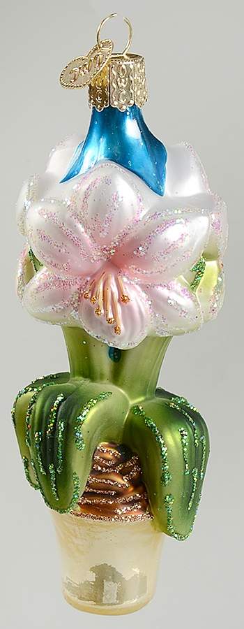 Old World Christmas Amaryllis - Pink - No Box Nb2281 by Old World Christmas (Newer)-1