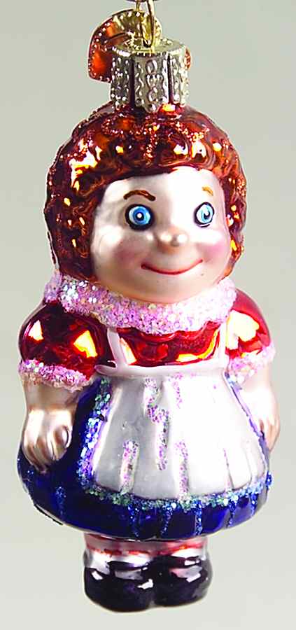 Old World Christmas Miniature Dolly-Blue - No Box by Old World Christmas (Newer)-1