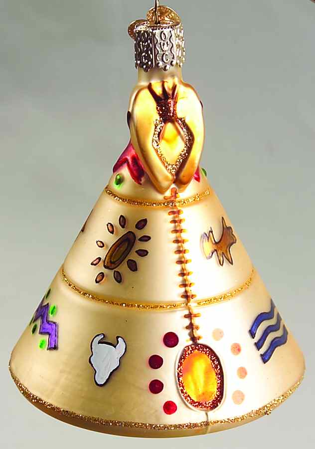 Buildings Tee Pee - No Box by Old World Christmas (Newer)-1