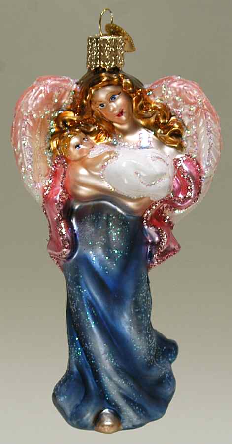 Angels Angel With Infant - No Box by Old World Christmas (Newer)-1