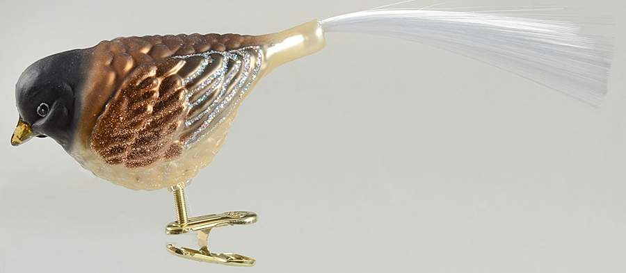 Birds - Clip-On Oregon Junco - No Box by Old World Christmas (Newer)-1