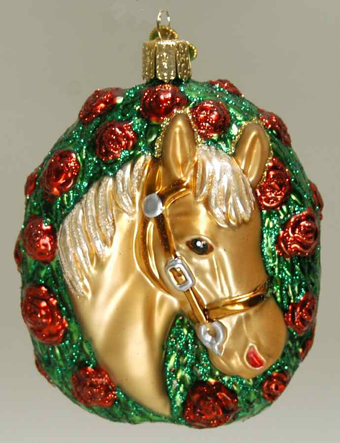 Animals Champion-Tan Horse - No Box 55b by Old World Christmas (Newer)-1