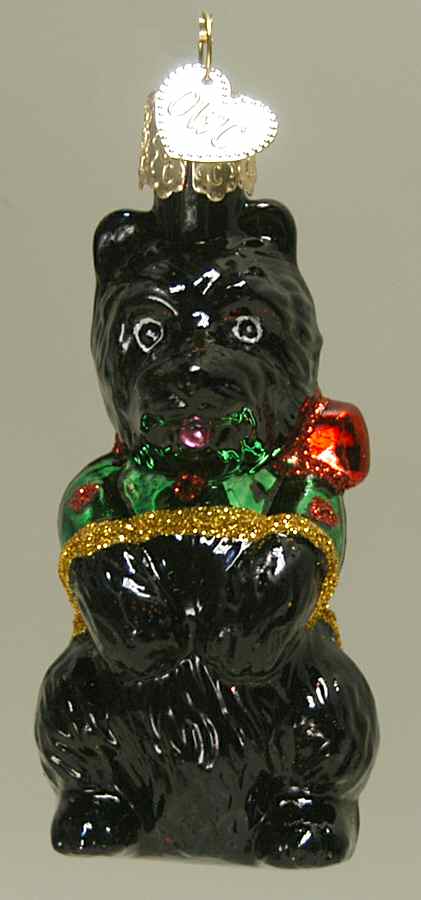 Animals Perky Pup-Black - No Box by Old World Christmas (Newer)-1