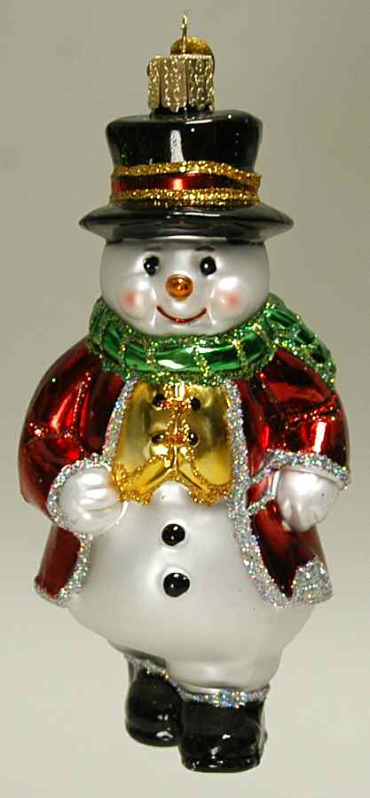 Snowmen Marching Snowman - No Box by Old World Christmas (Newer)-1