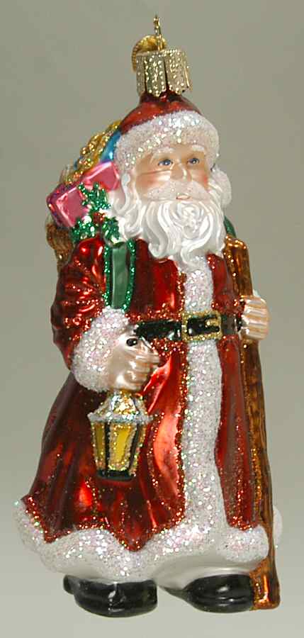Santa and Mrs Claus Merry Wanderer - No Box by Old World Christmas (Newer)-1