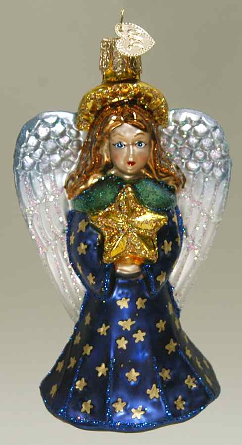 Angels Radiant Angel-Blue - No Box 52a by Old World Christmas (Newer)-1
