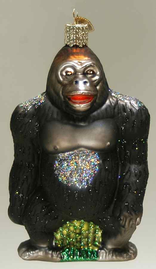 Animals Gorilla - No Box by Old World Christmas (Newer)-1
