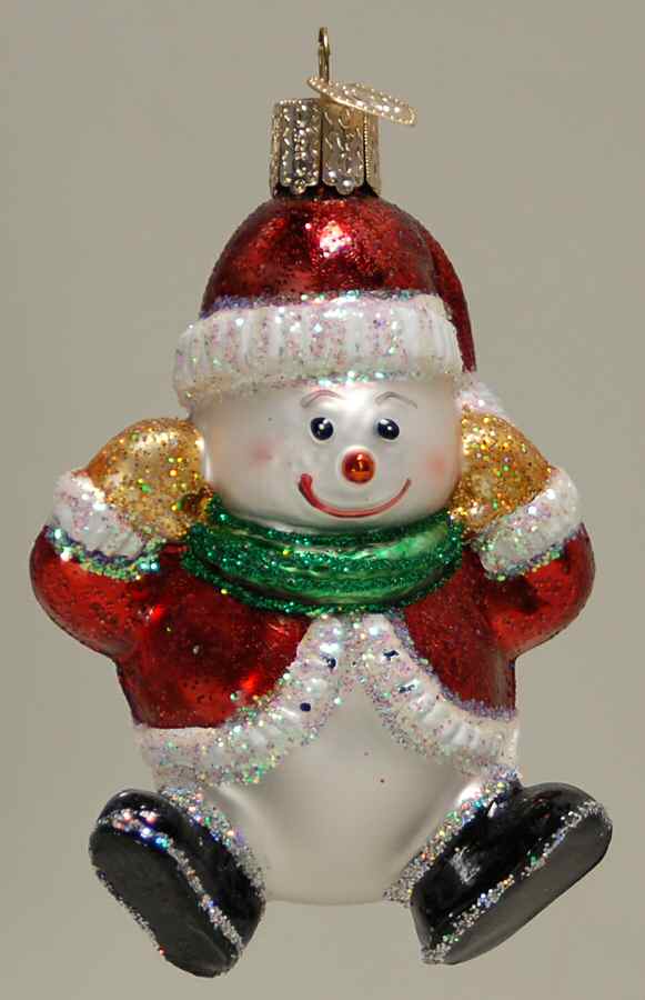 Snowmen Snowball Boy - No Box by Old World Christmas (Newer)-1