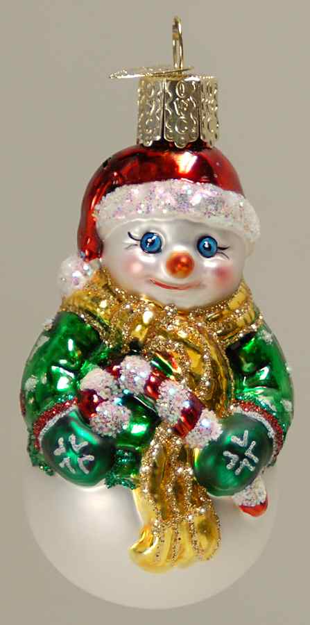 Snowmen Peppermint Snowman - No Box by Old World Christmas (Newer)-1