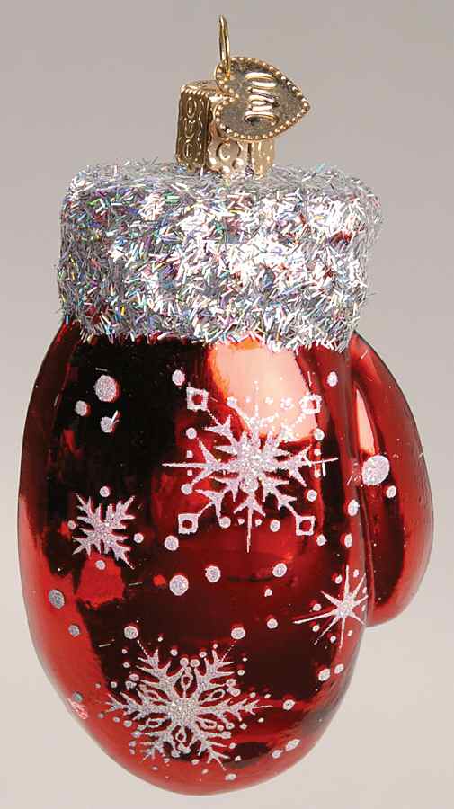 Old World Christmas Christmas Mitten-Red - Nb663, No Box by Old World Christmas (Newer)-1
