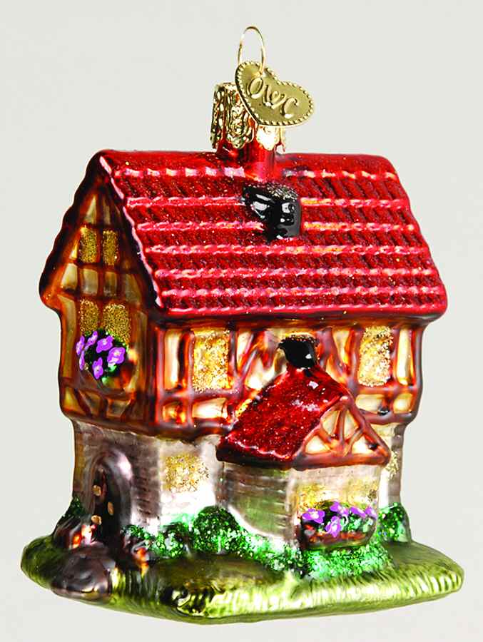 Buildings Tudor House - No Box by Old World Christmas (Newer)-1