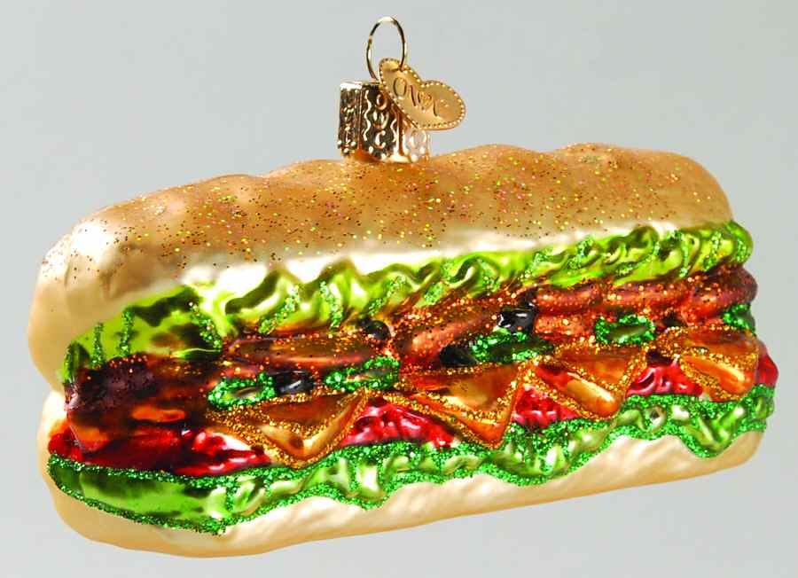 Food and Drink Deli Sandwich - No Box by Old World Christmas (Newer)-1