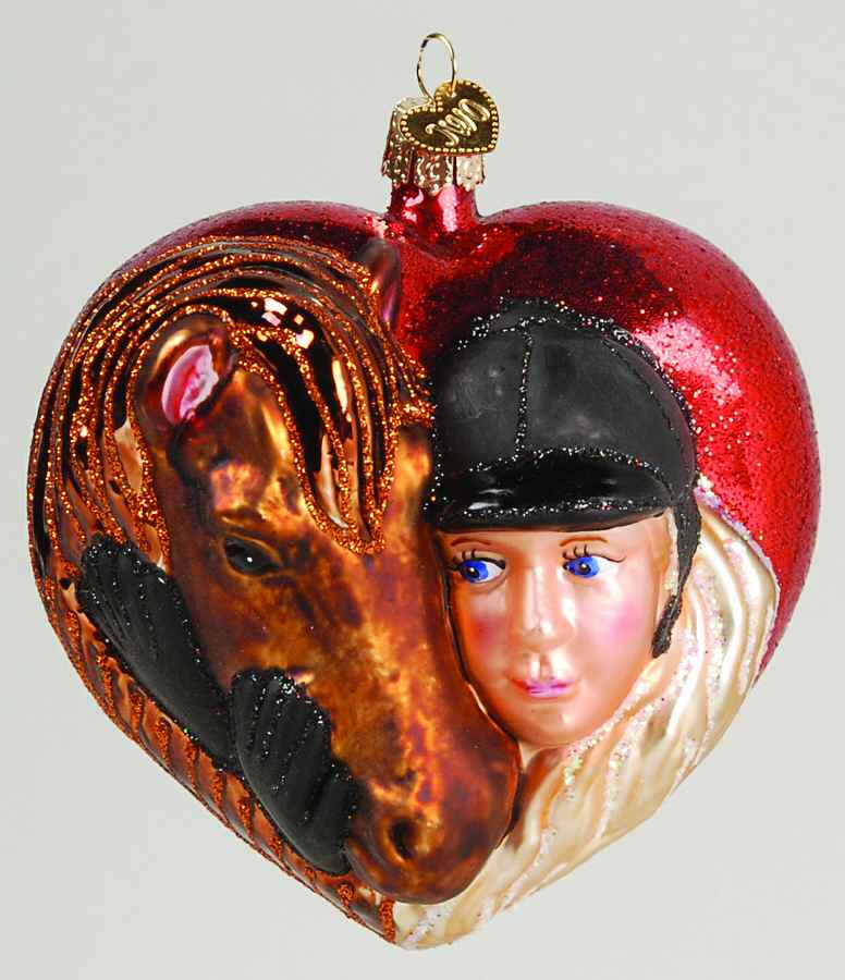 Old World Christmas I Love My Horse-English - Nb793, No Box by Old World Christmas (Newer)-1