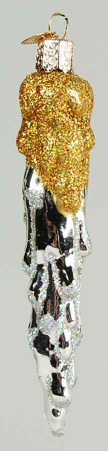 Old World Christmas Drippy Icicle-Silver - Nb950, No Box by Old World Christmas (Newer)-1