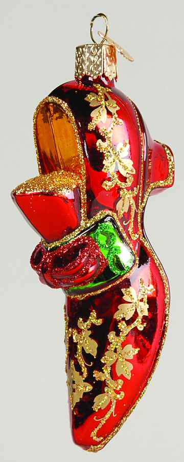 Old World Christmas Victorian Shoe - Nb665, No Box by Old World Christmas (Newer)-1