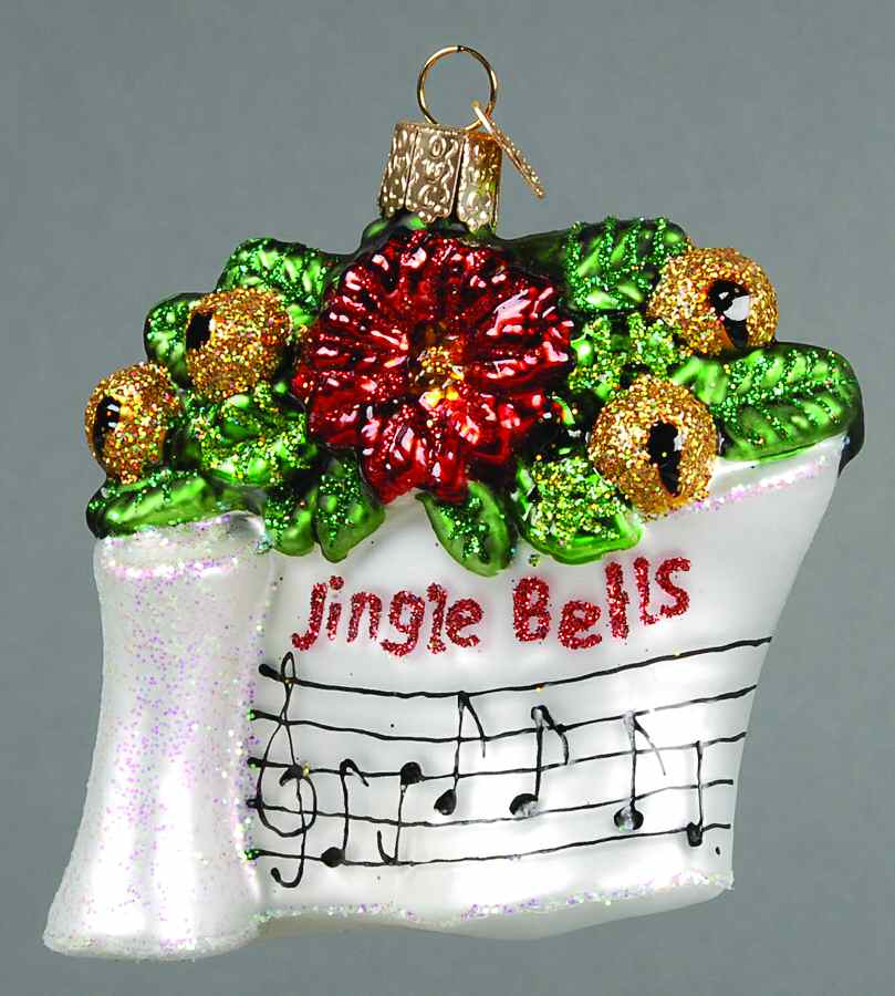 Music Christmas Carol - No Box by Old World Christmas (Newer)-1