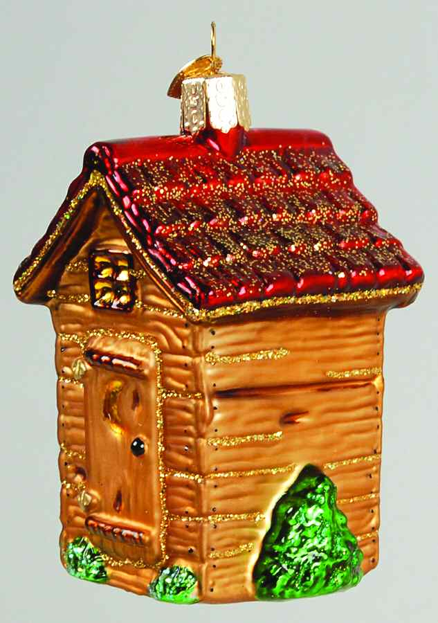 Buildings Outhouse - No Box by Old World Christmas (Newer)-1