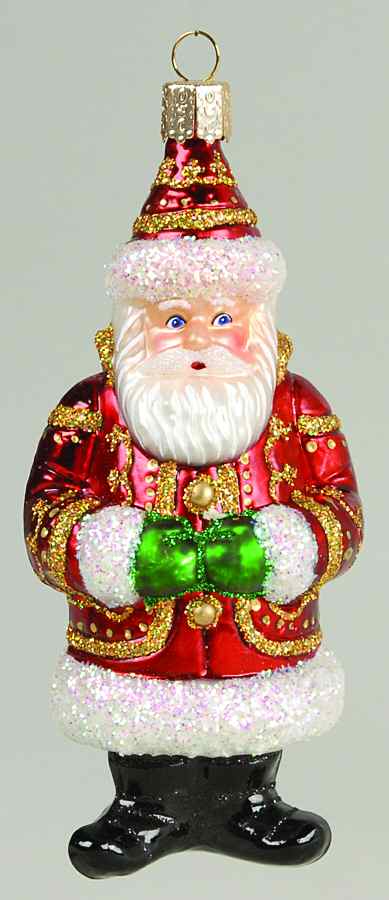 Santa and Mrs Claus Bohemian Santa - No Box by Old World Christmas (Newer)-1