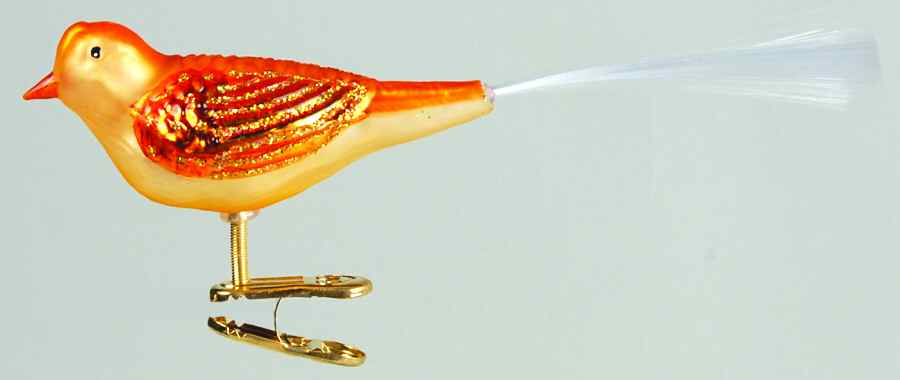 Birds - Clip-On Canary - No Box by Old World Christmas (Newer)-1