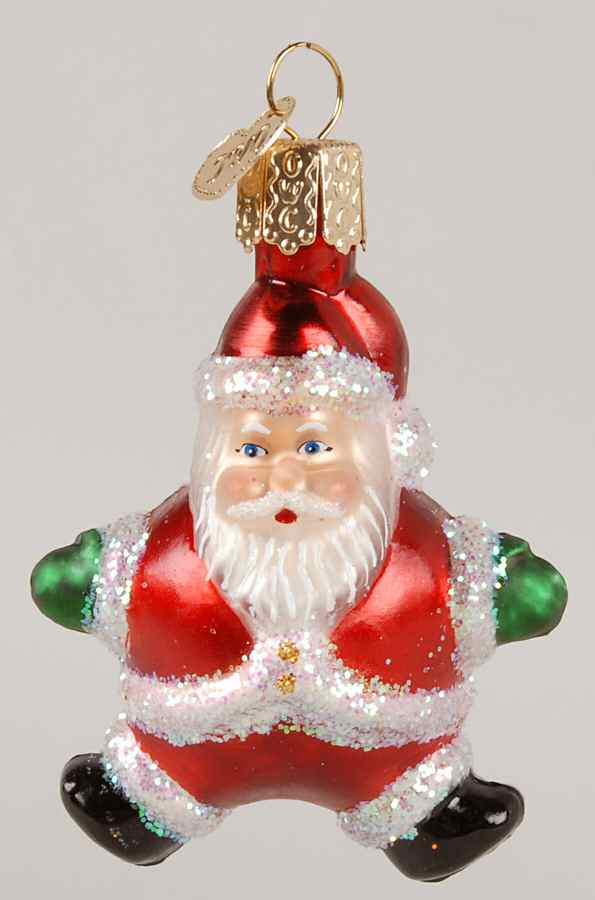 Old World Christmas Mini Santa-Jumping - Nb1002, No Box by Old World Christmas (Newer)-1