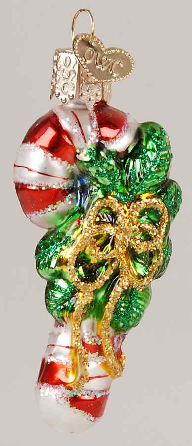 Old World Christmas Mini Cany Canes-Small Bow - No Box Nb1912 by Old World Christmas (Newer)-1