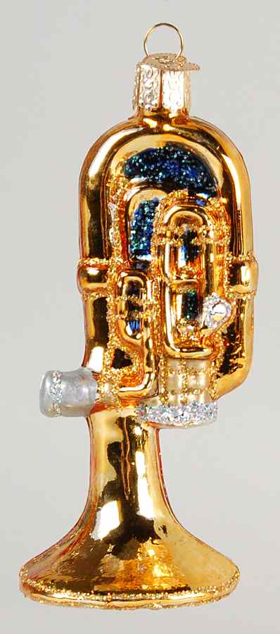 Music Alto Horn - No Box by Old World Christmas (Newer)-1