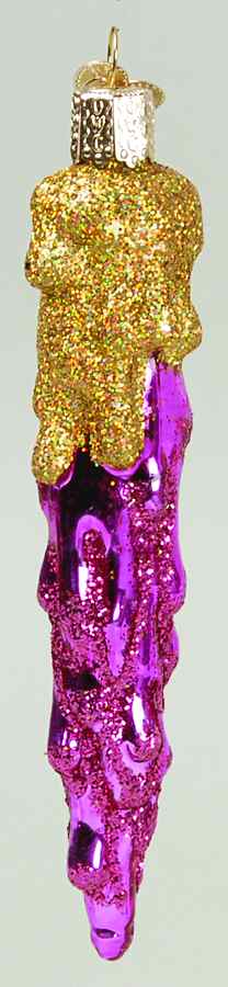 Old World Christmas Drippy Icicle-Pink - Nb951, No Box by Old World Christmas (Newer)-1