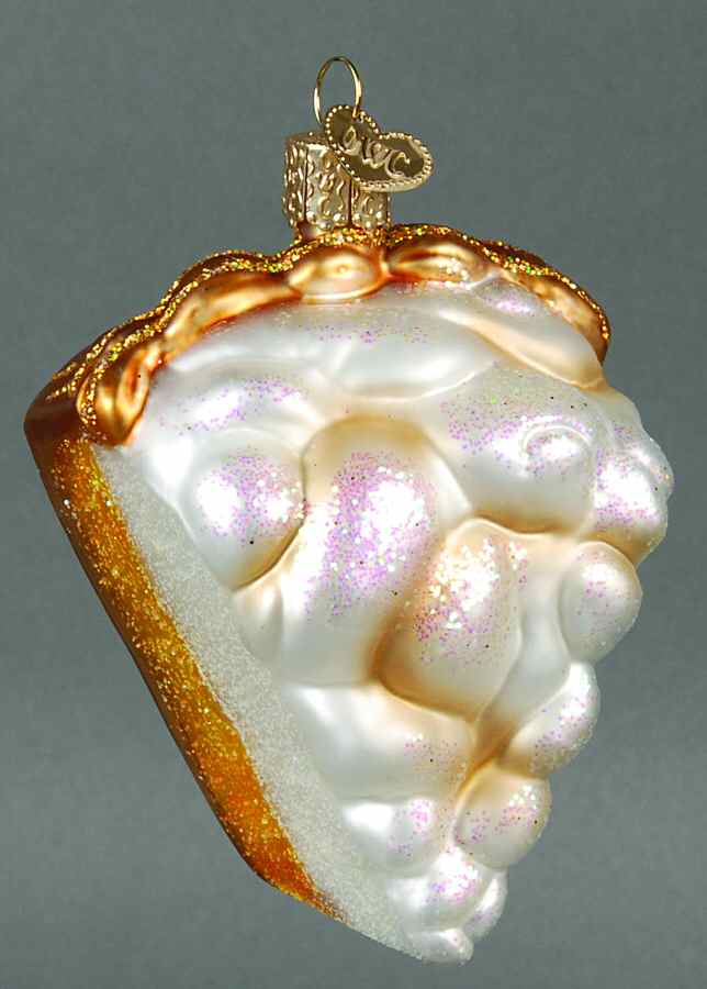 Food and Drink Lemon Meringue Pie - No Box by Old World Christmas (Newer)-1